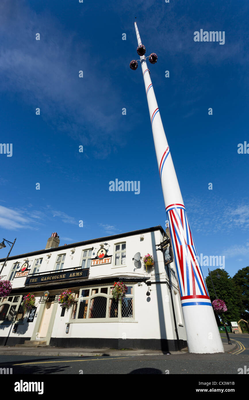 Il villaggio di Barwick in Elmet, West Yorkshire. Foto Stock