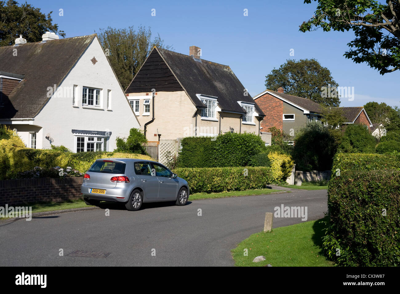 Nord vicino, appena fuori da Wade Corte,a ricercati nell'area residenziale nella zona est di Havant Foto Stock