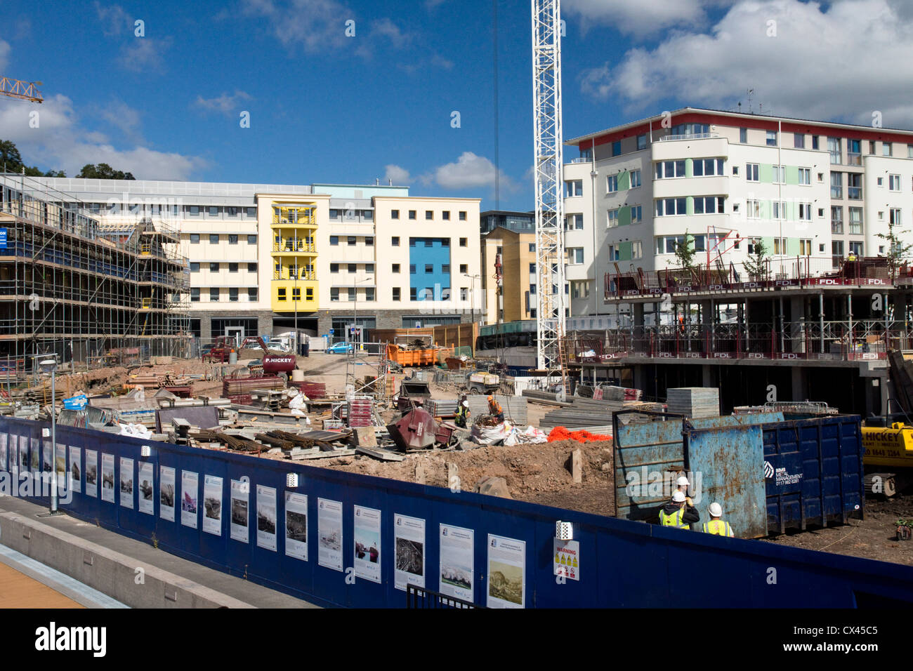 Una passeggiata lungo il porto a Bristol Foto Stock