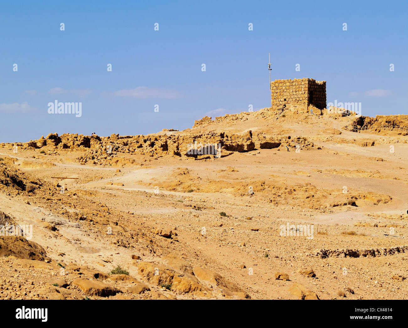 Masada, Israele Foto Stock