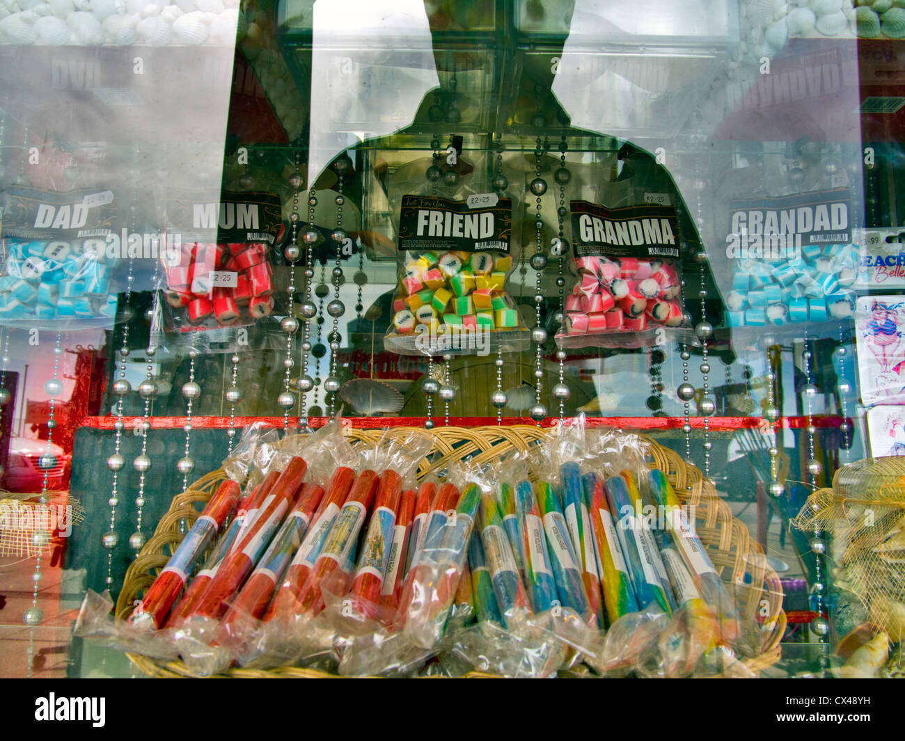 Shopping per il Rock di Brighton, Brighton Seafront, England, Regno Unito Foto Stock