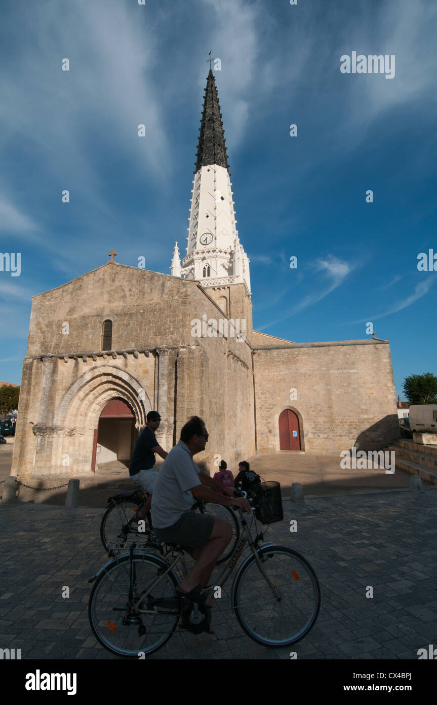 Ars-en-Ré, Île de Ré, Charente-Maritime, Poitou-Charentes, Francia. Foto Stock