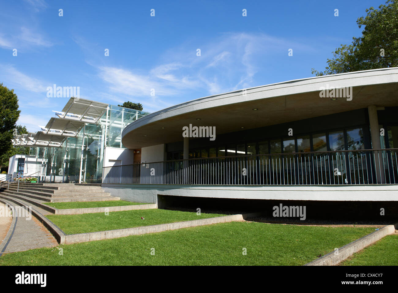 La Glasshouse entro Jephson Gardens Leamington Spa Warwickshire Foto Stock