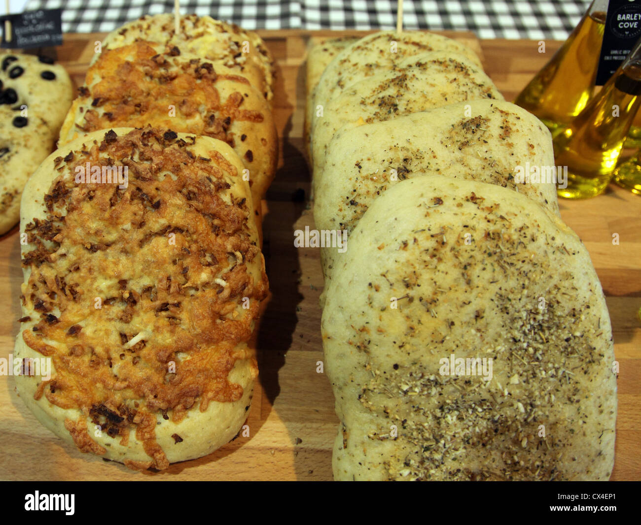 Orzo Cove panetteria pane gourmet all'Hillsborough Oyster Festival Foto Stock