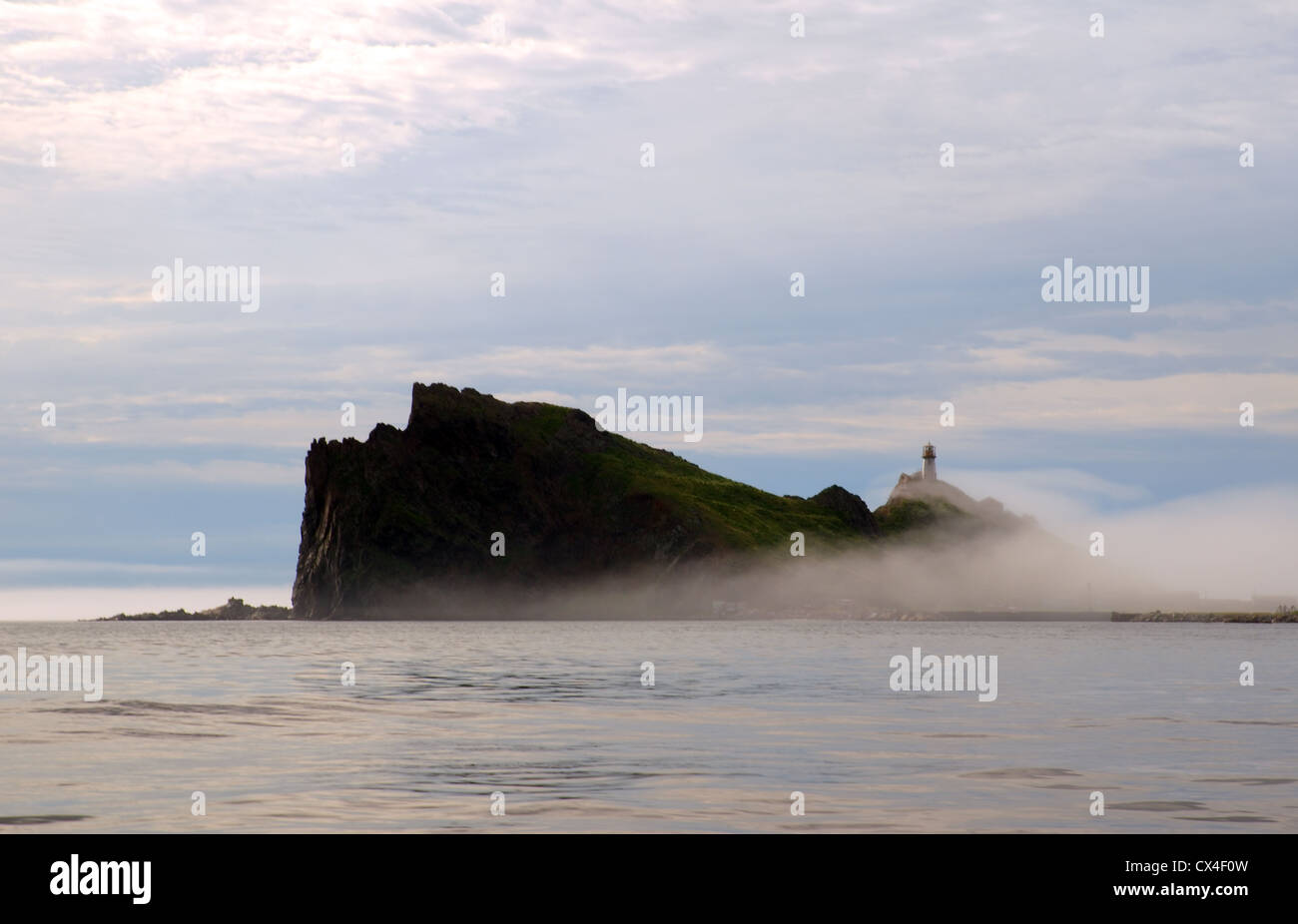 Briner del promontorio (una faccia della persona guardando nel cielo) Giappone Mare, Estremo Oriente, Primorsky Krai, Federazione russa Foto Stock