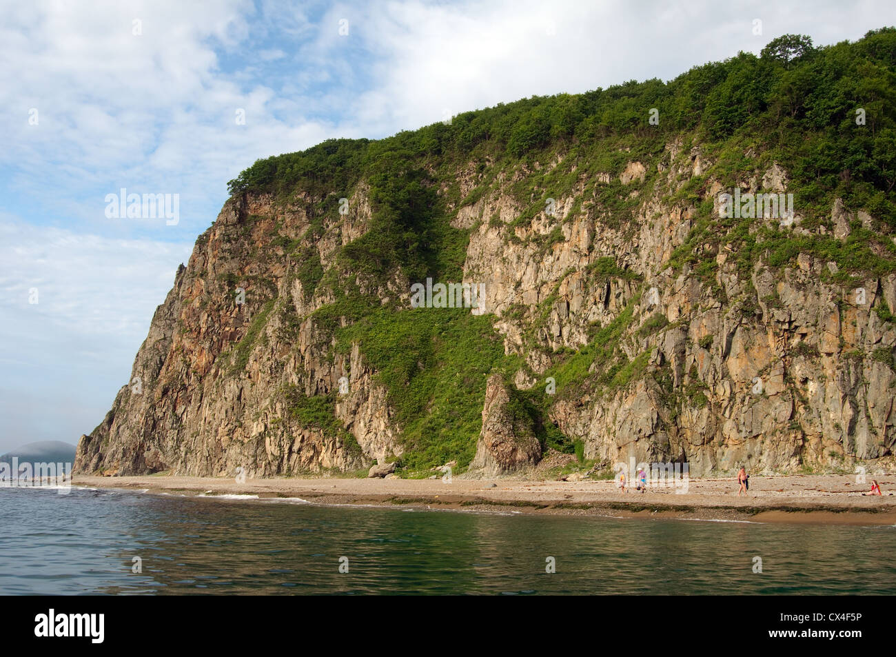 Paesaggio marino. Dalnegorsk Città distretto, Giappone Mare, Estremo Oriente, Primorsky Krai, Federazione russa Foto Stock