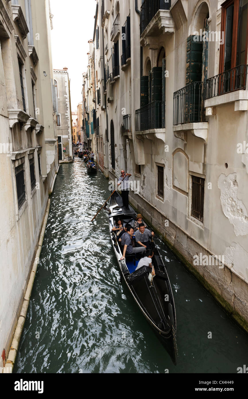 Canale veneziano, Venezia, Italia. Foto Stock