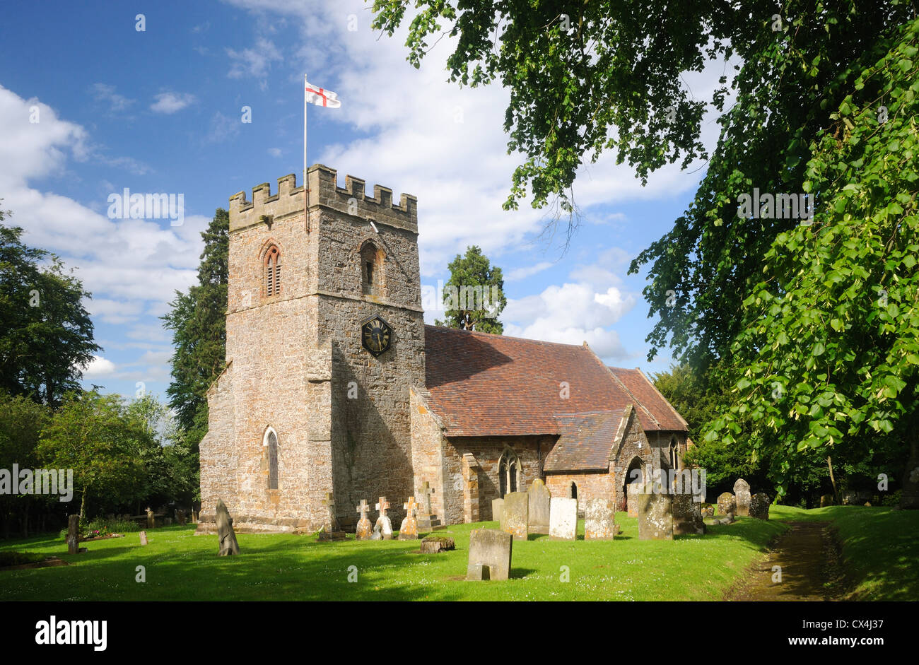 La Chiesa di San Giovanni Battista, in Hellidon, Northamptonshire, Inghilterra Foto Stock