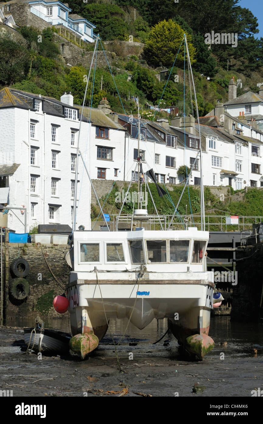 Catamarano fuori della marea Foto Stock