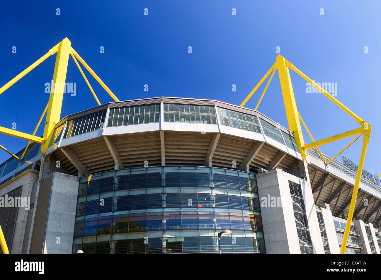 Westfalenstadion - Signal Iduna Park di Dortmund in Renania settentrionale-Vestfalia, Germania Foto Stock