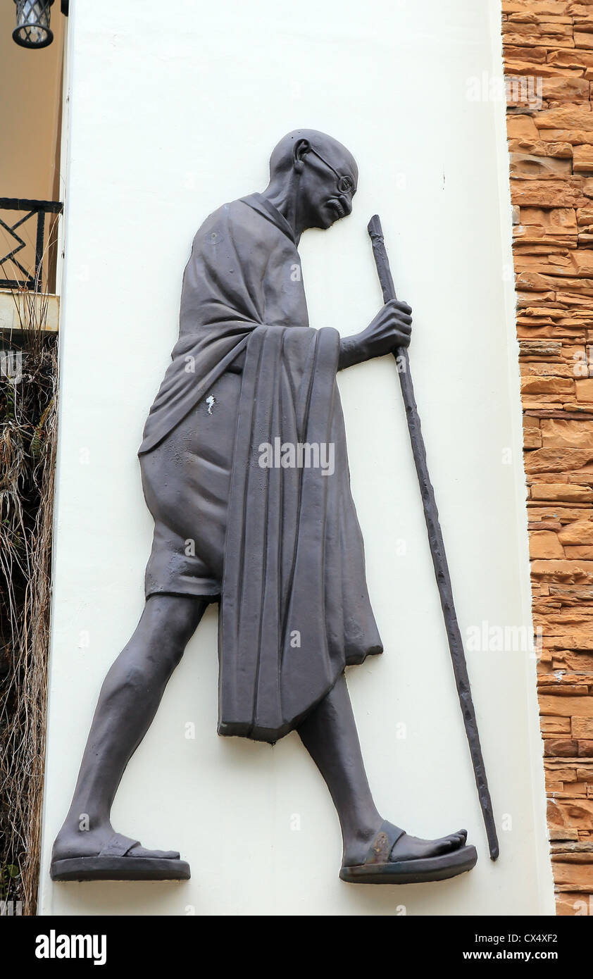 Il Mahatma Gandhi Memorial in Little India di Singapore. Foto Stock