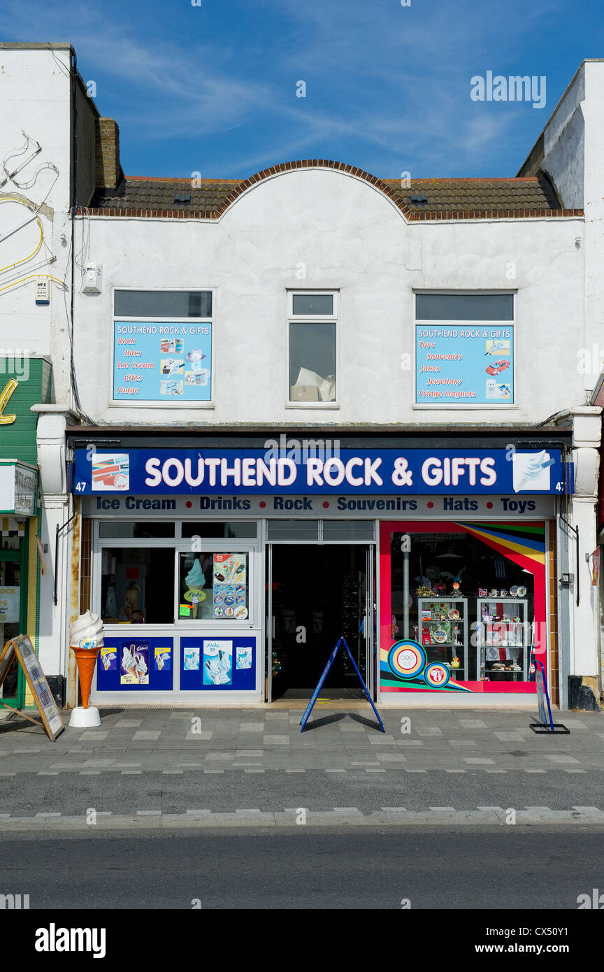 Un negozio di articoli da regalo sul lungomare di Southend Foto Stock