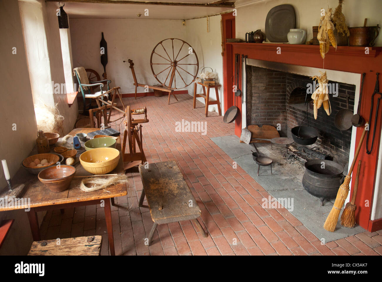 Slater Mill Pawtucket Rhode Island Foto Stock