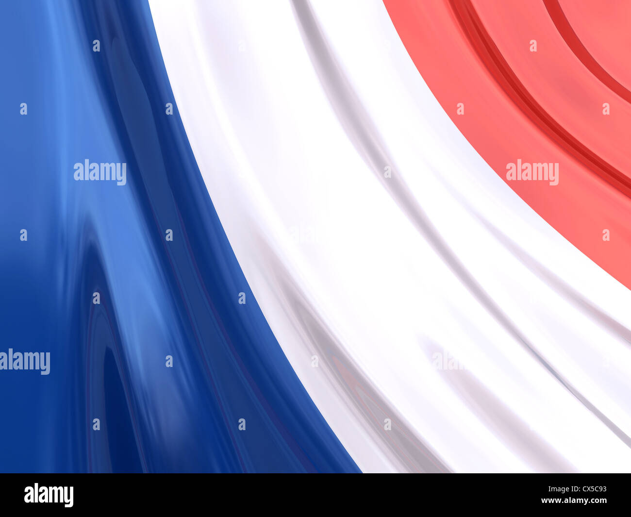 Carta lucida bandiera della Francia. Foto Stock