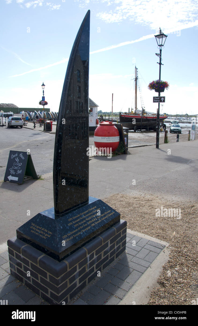 Reg White Memorial, Brightlingsea, Essex Foto Stock