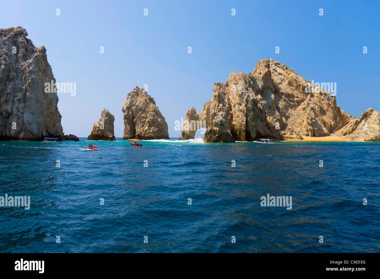 El Arco, l'arco, Cabo San Lucas, Baja, Messico Foto Stock