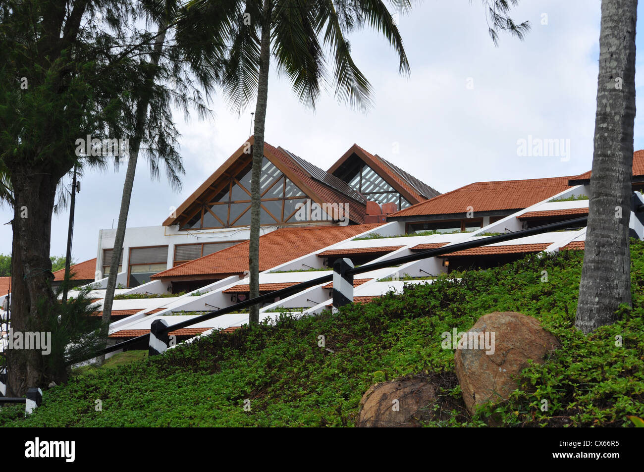 L'hotel di lusso a Kovalam Beach, Kerala Foto Stock