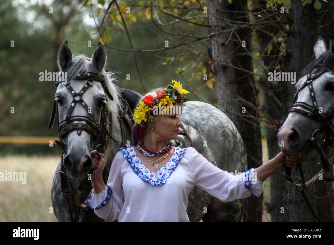 Lugansk regionale teatro equestre Foto Stock