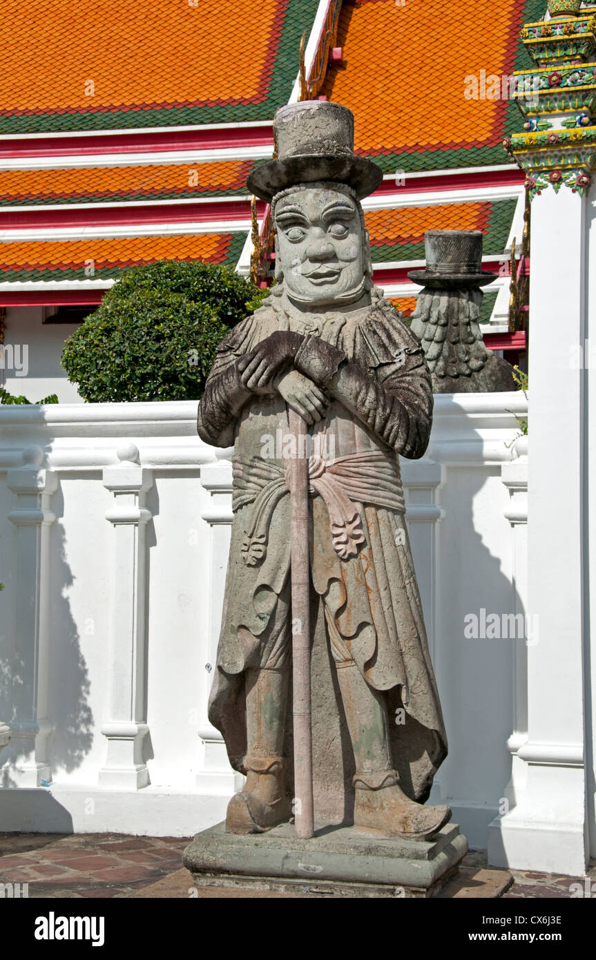 Wat Pho Bangkok thailandia buddismo Buddha d'oro Foto Stock