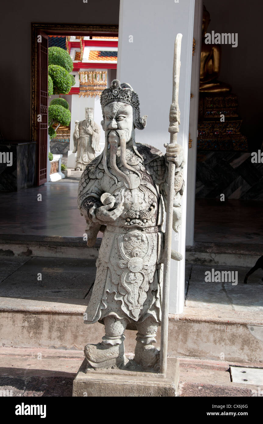 Wat Pho Bangkok thailandia buddismo Buddha d'oro Foto Stock