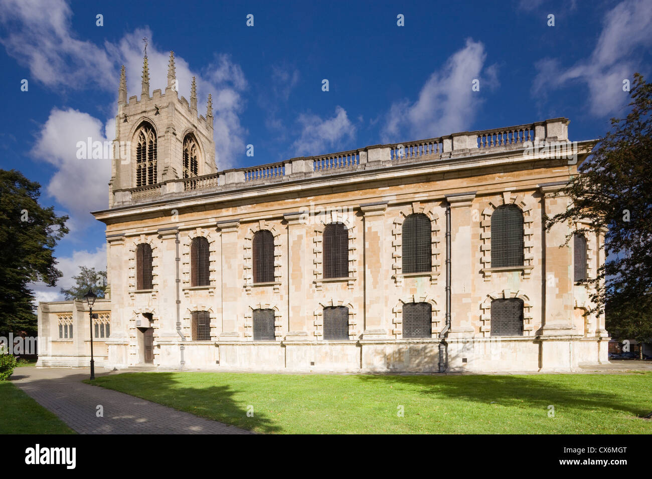 Chiesa di tutti i Santi nel Lincolnshire città mercato di Gainsborough Foto Stock