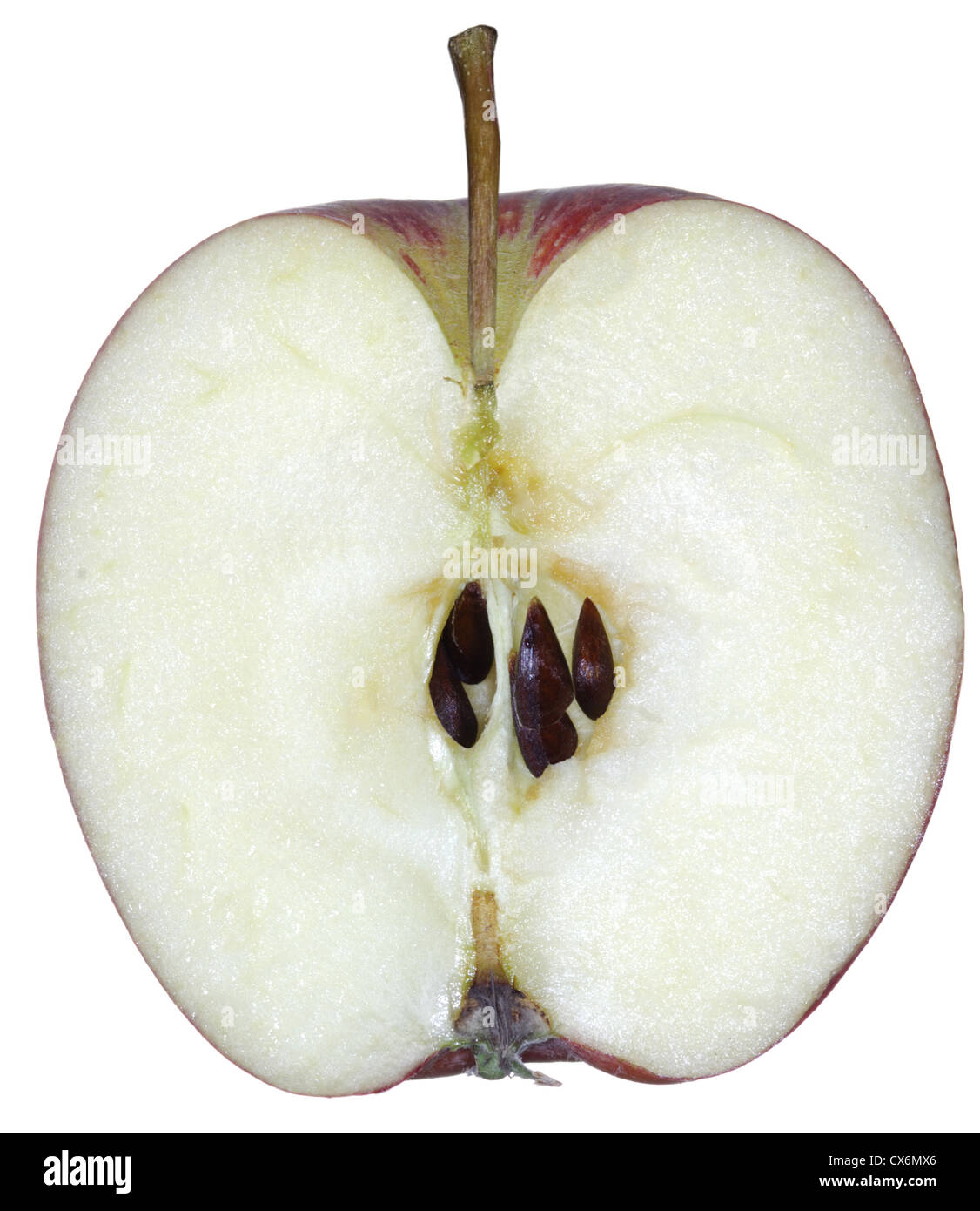 Apple la metà Foto Stock