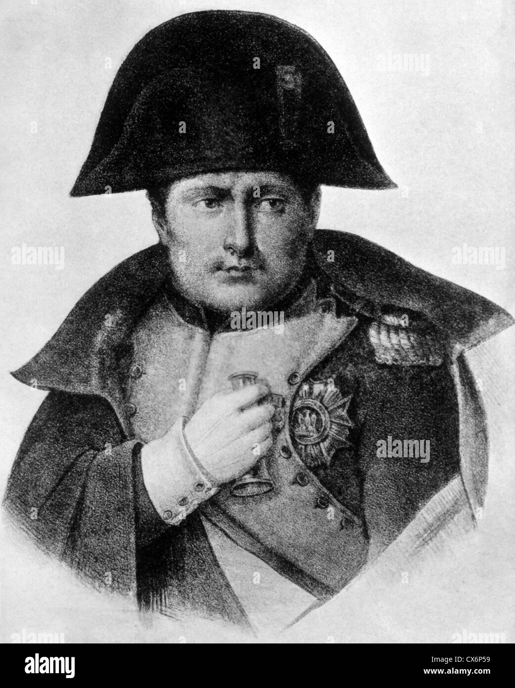 Napoleone I, imperatore di Francia, incisione Foto Stock