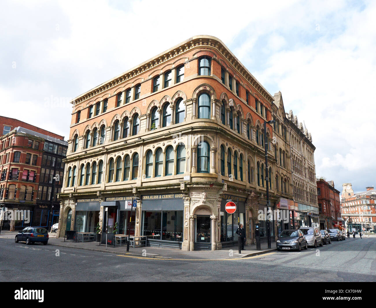 75-77 High Street Northern Quarter Manchester REGNO UNITO Foto Stock
