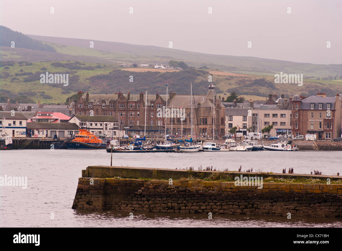 Campbeltown Porto sulla penisola di Kintyre Argyll and Bute Scozia Scotland Foto Stock