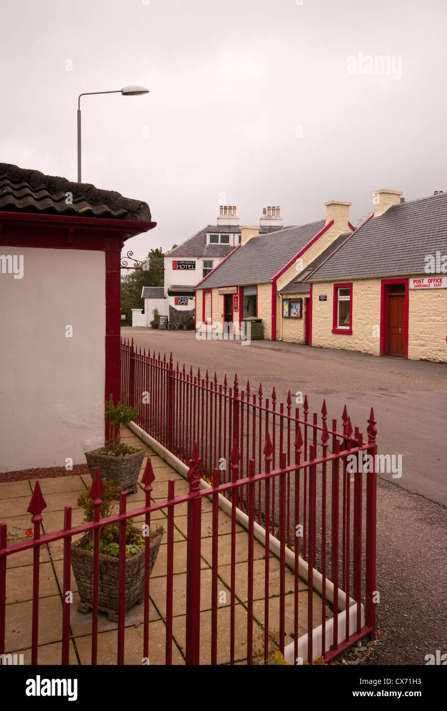 Carradale villaggio sulla penisola di Kintyre Argyll and Bute Scozia Scotland Foto Stock