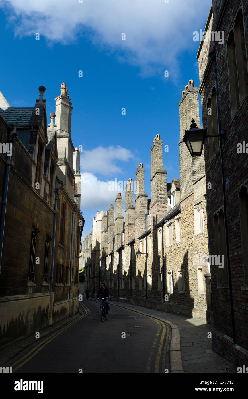 Trinity Lane, Trinity College di Cambridge Foto Stock