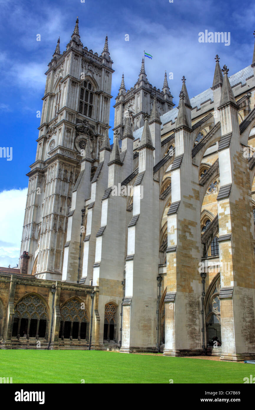 L'Abbazia di Westminster, Londra, Regno Unito Foto Stock