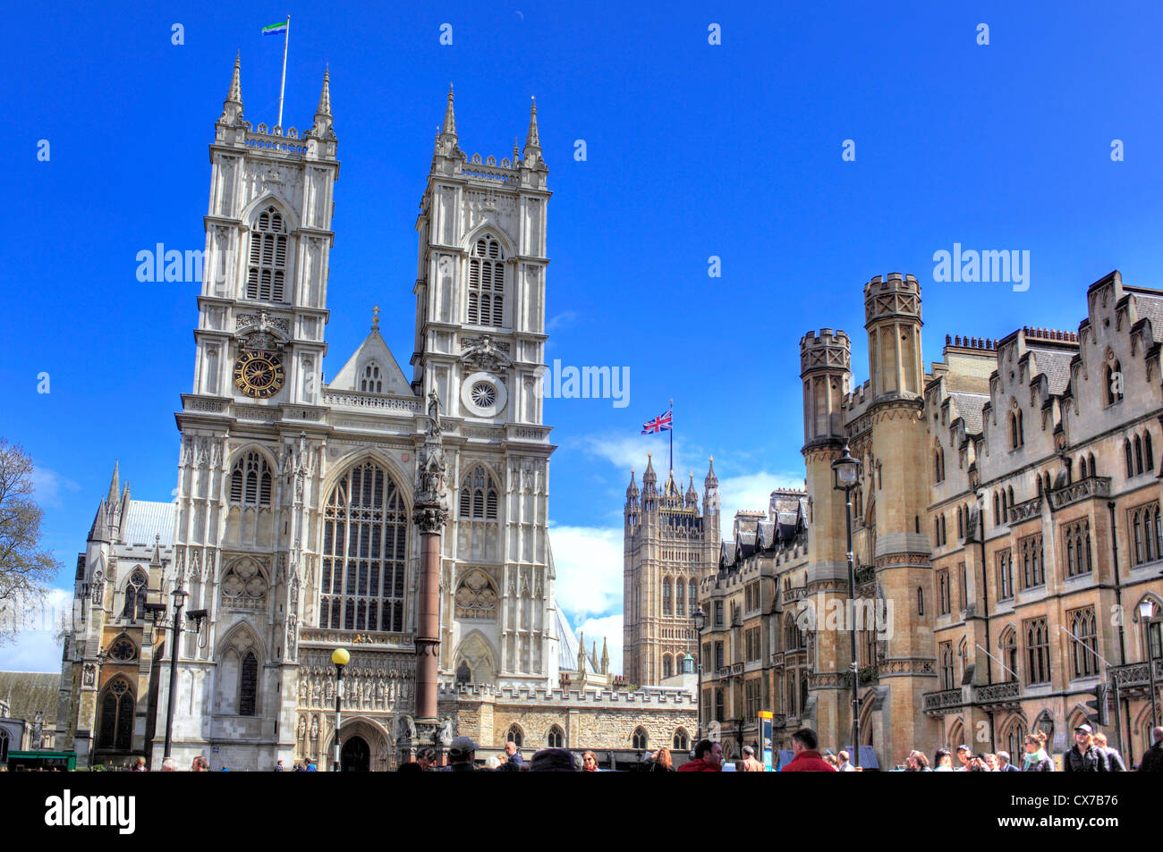 L'Abbazia di Westminster, Londra, Regno Unito Foto Stock