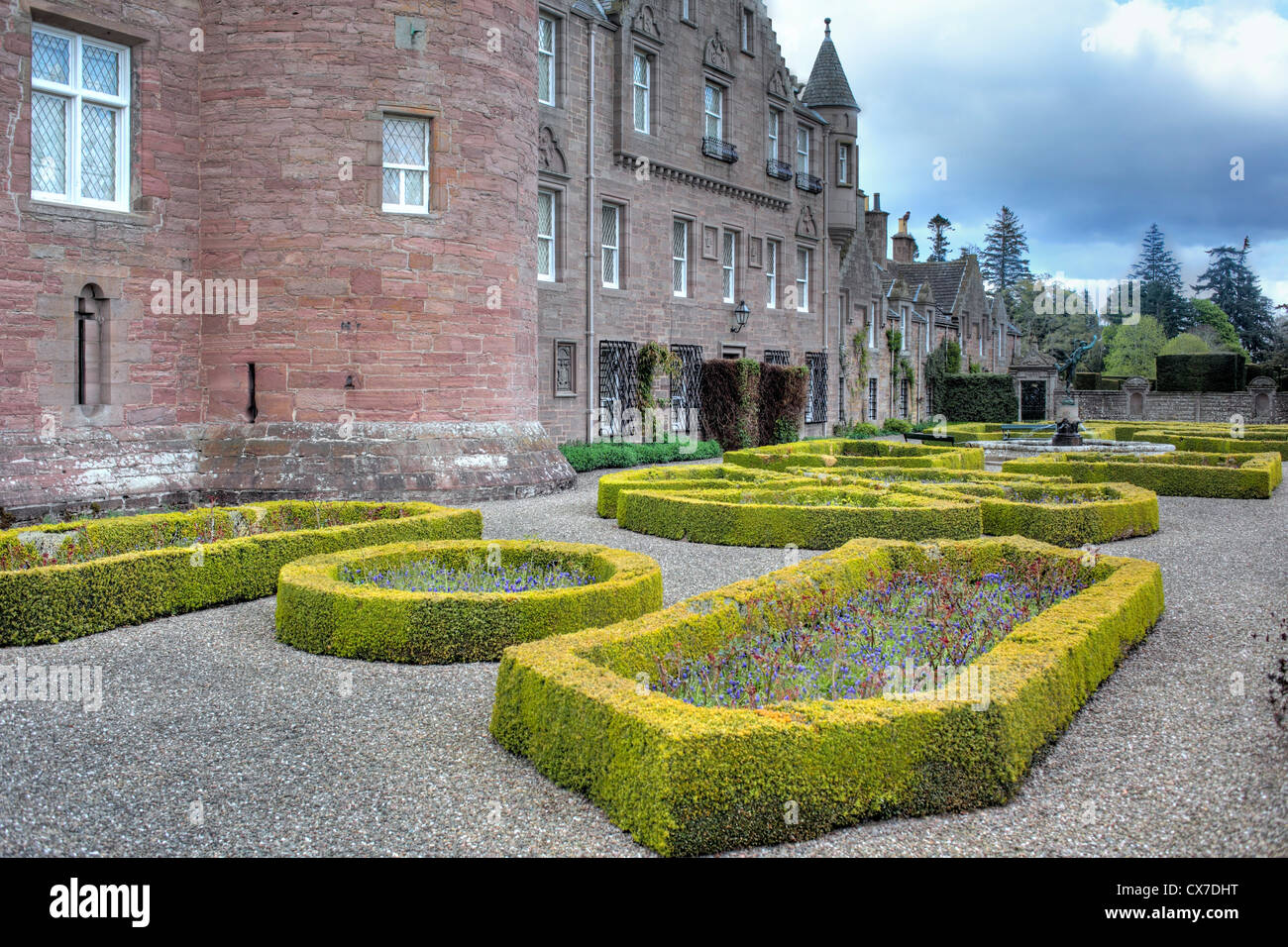 Glamis Castle, Angus, Scotland, Regno Unito Foto Stock