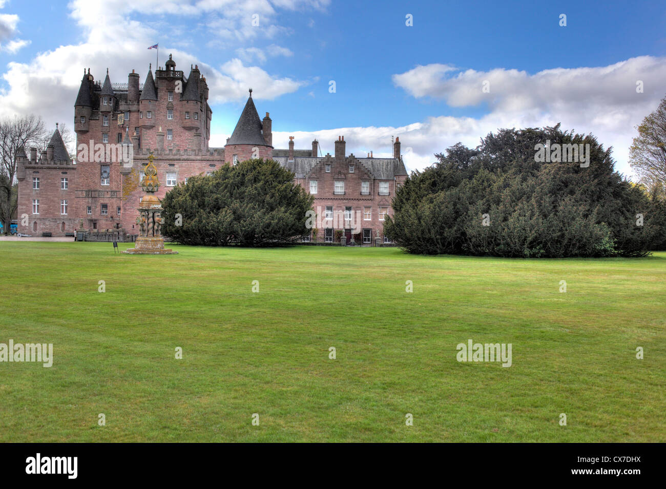 Glamis Castle, Angus, Scotland, Regno Unito Foto Stock