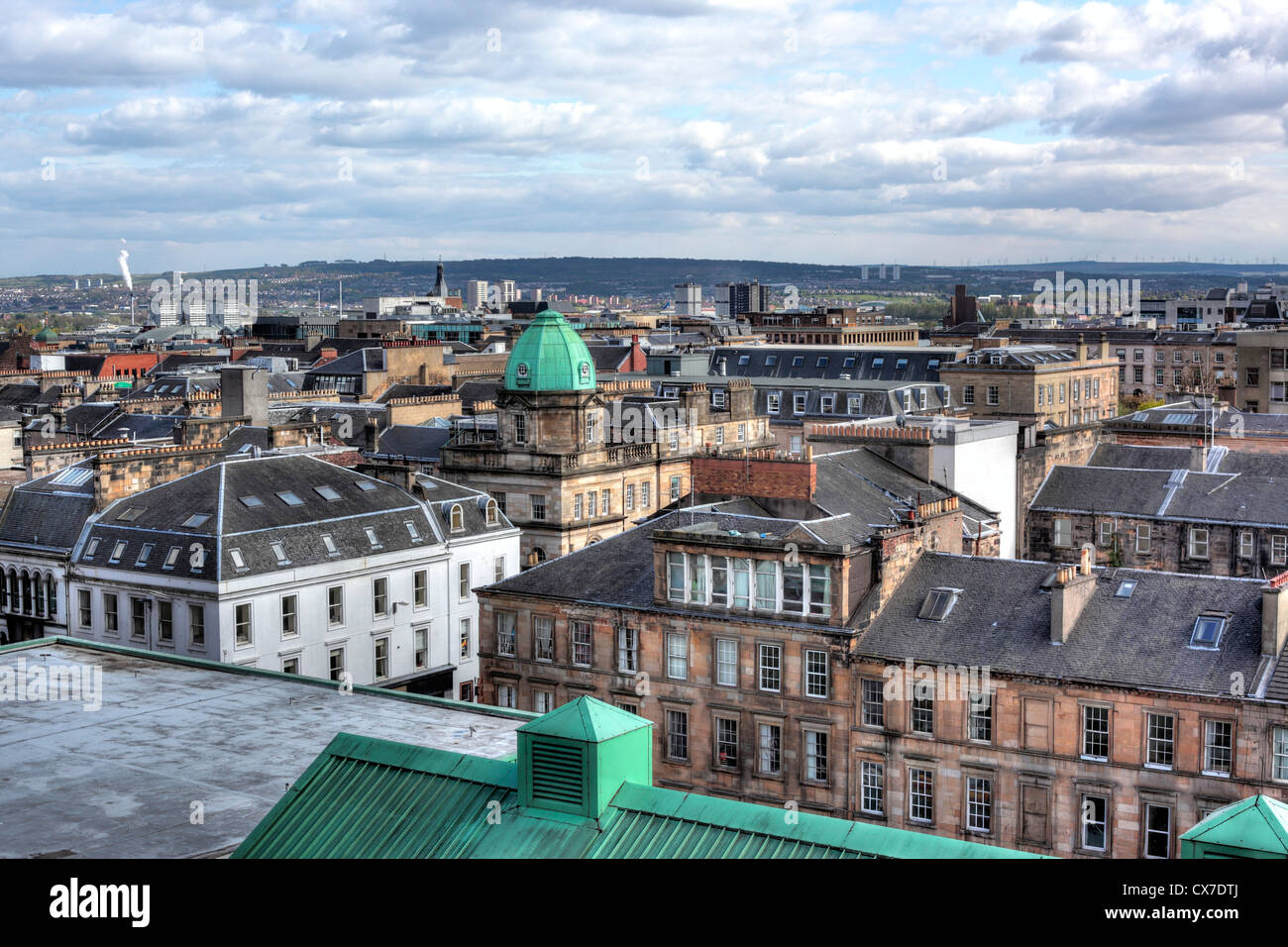 Vista della città di Glasgow School of Art di Glasgow, Scotland, Regno Unito Foto Stock