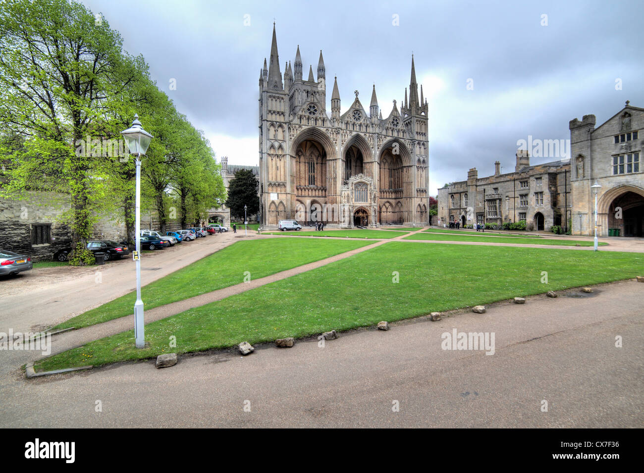 Peterborough Cathedral, Peterborough, CAMBRIDGESHIRE, England, Regno Unito Foto Stock