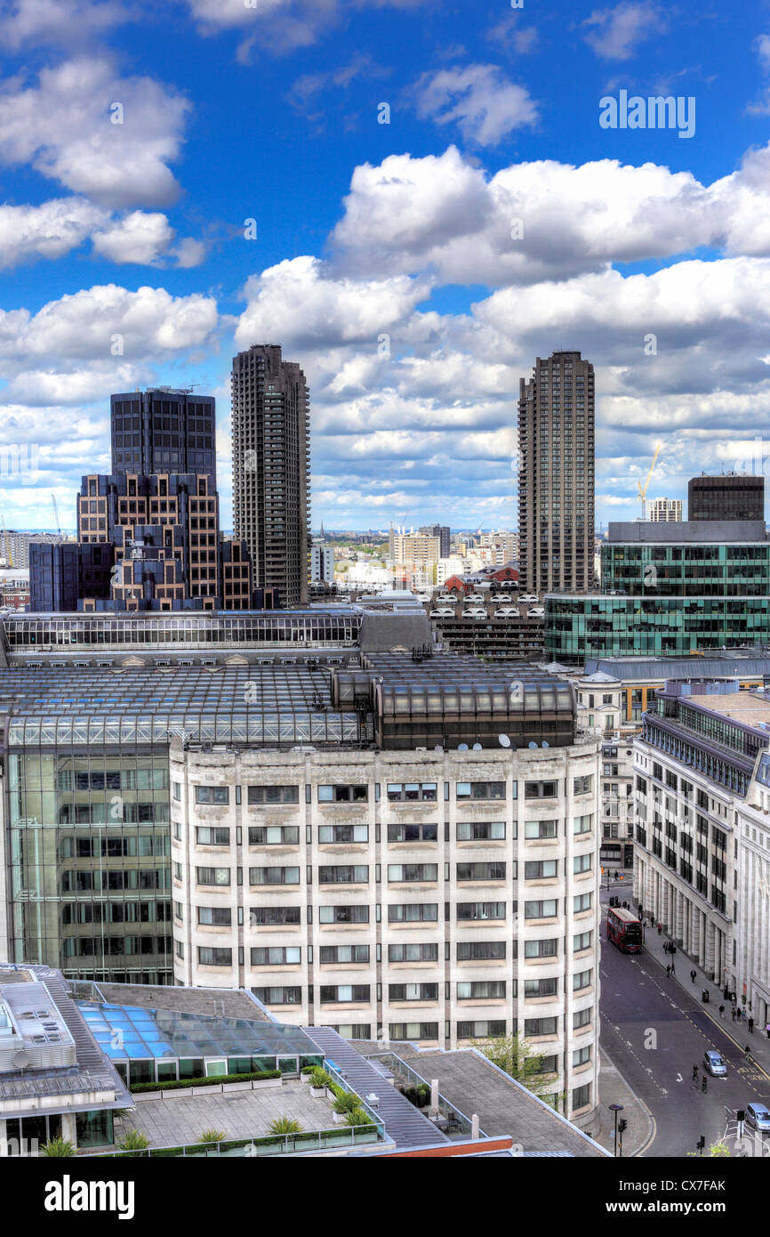 Vista di Londra città dalla Cattedrale di Saint Paul, Londra, Regno Unito, Londra, Regno Unito Foto Stock