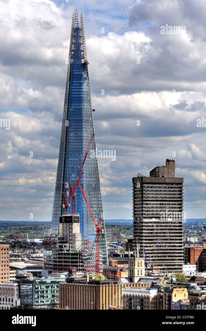 Paesaggio urbano dalla Cattedrale di Saint Paul, Londra, Regno Unito, Londra, Regno Unito Foto Stock