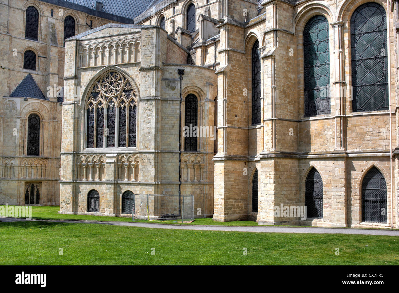 La Cattedrale di Canterbury, Canterbury, nel Kent, England, Regno Unito Foto Stock