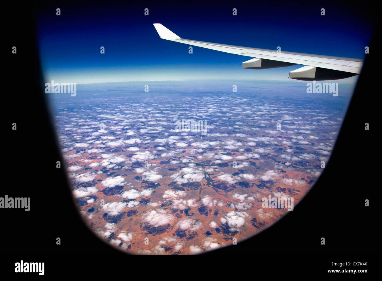 Cloudscape oltre il paesaggio Pilbara Foto Stock