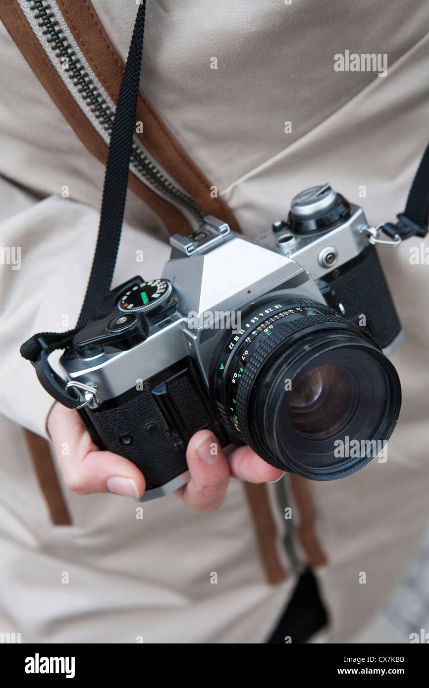 Il vecchio stile fotocamera Foto Stock