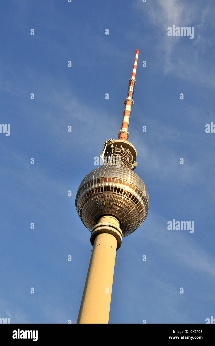 La torre della televisione Berlino Germania Foto Stock