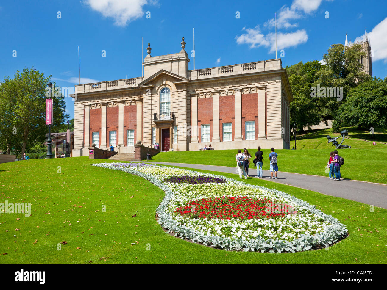 Usher Hall Art Gallery Lincoln Lincolnshire GB UK EU Europe Foto Stock