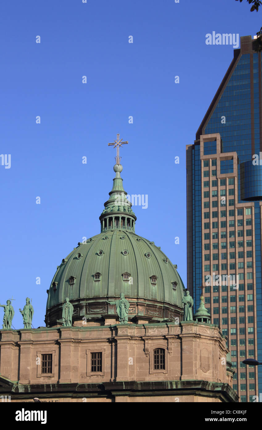 Canada Quebec, Montreal, Maria, Regina del mondo cattedrale Foto Stock