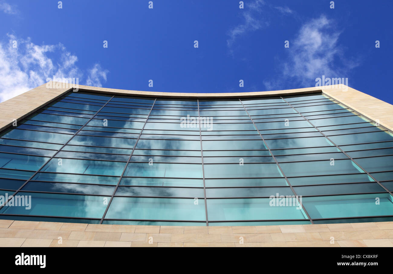 Abstract o dettaglio Wellbar central office block Newcastle upon Tyne North East England Regno Unito Foto Stock