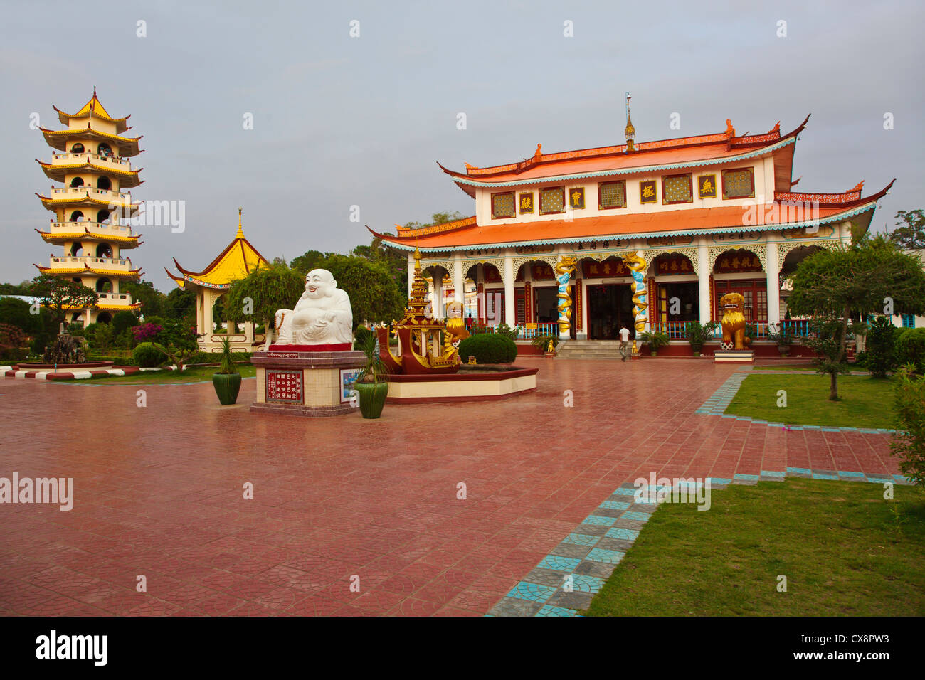 Il tempio Cinese nella città di PYIN U LWIN noto anche come MAYMYO - Myanmar Foto Stock