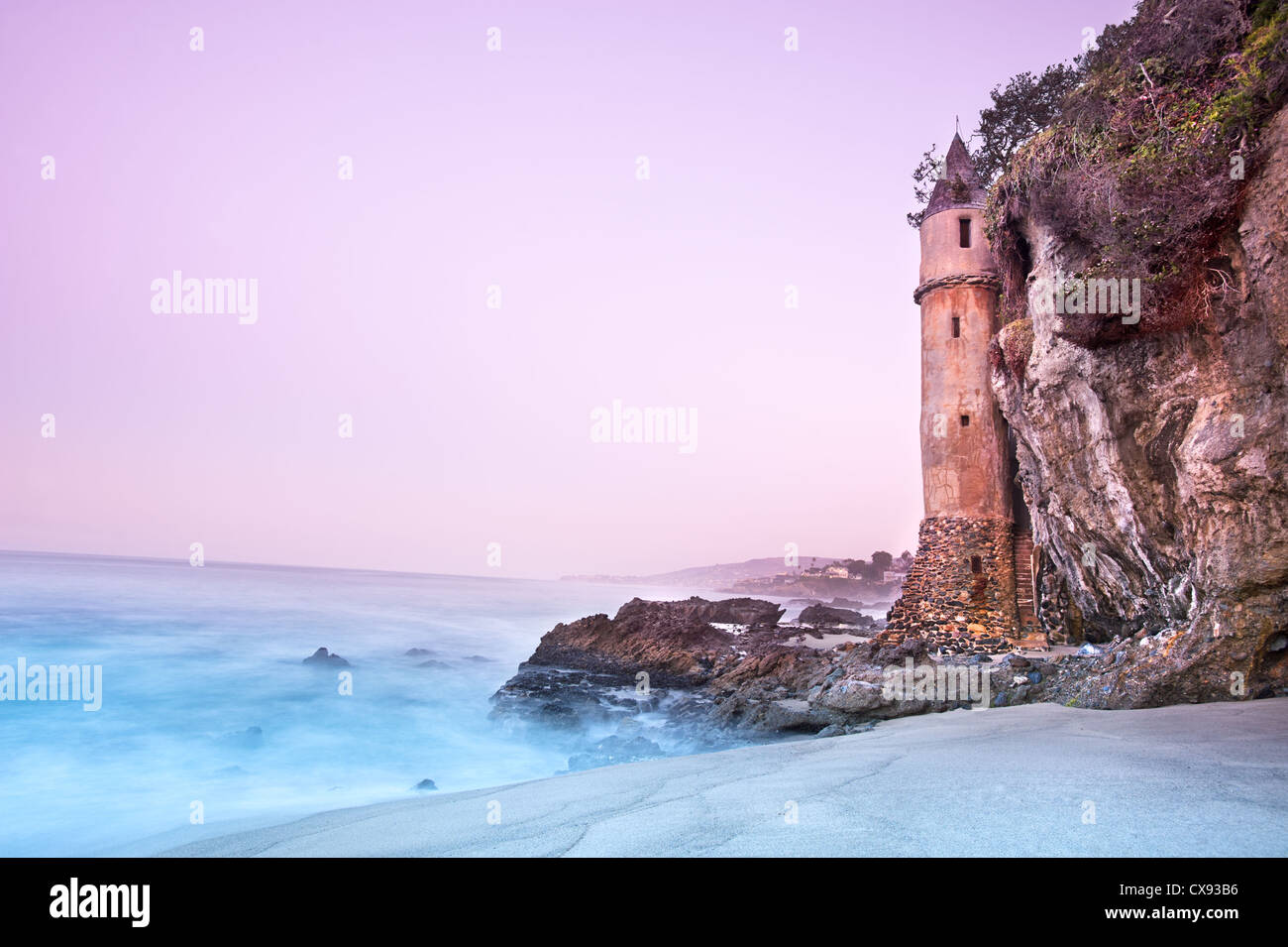 La Tour (torre) in Laguna Beach in California Foto Stock