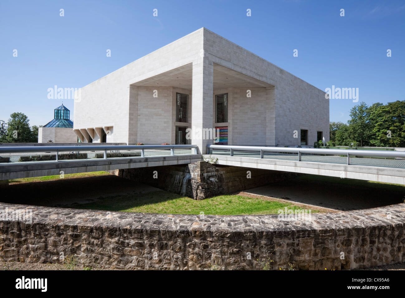 Musée d'Art Moderne Grand-Duc Jean, Mudam, Plateau de Kirchberg, Lussemburgo, Europa Foto Stock