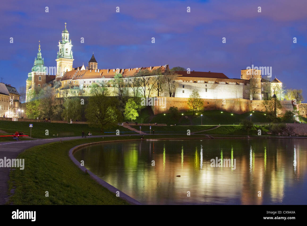 La città di Cracovia in Polonia, Europa Centrale Foto Stock